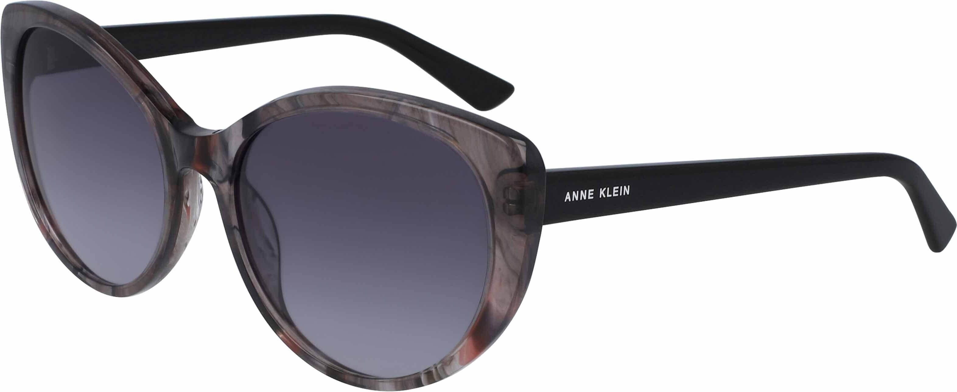 Anne Klein Women's Cat-Eye Sunglasses in Smoke Horn