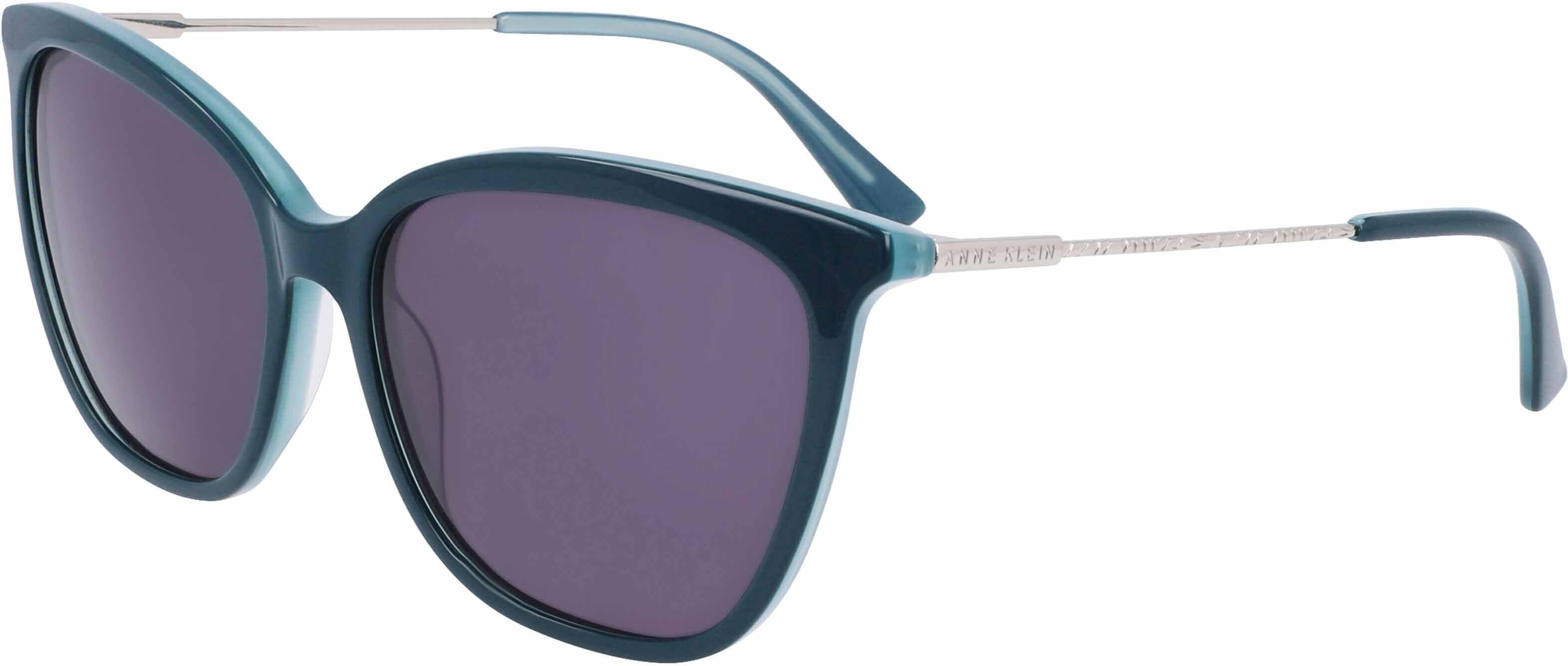 Anne Klein Women's Oversized Square Sunglasses in Teal