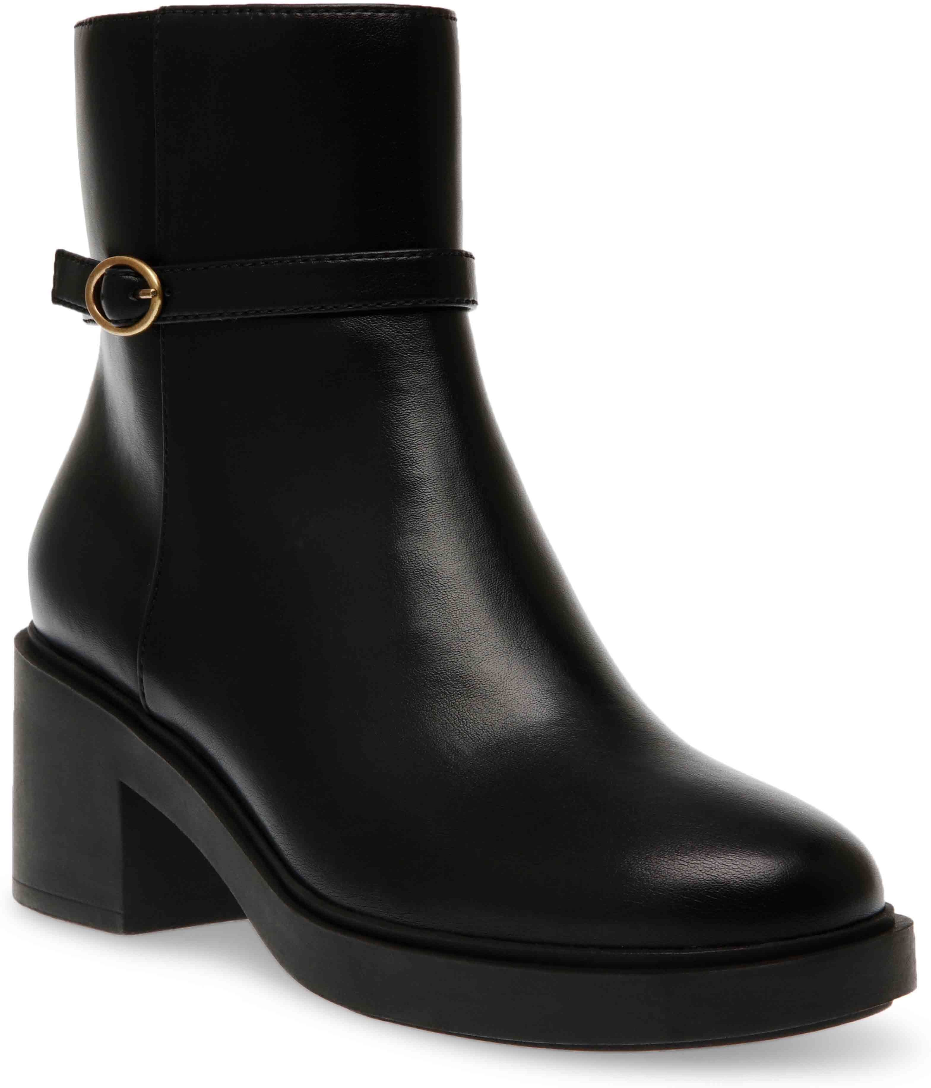 Anne Klein Women's Fenix Boot in Black Smooth