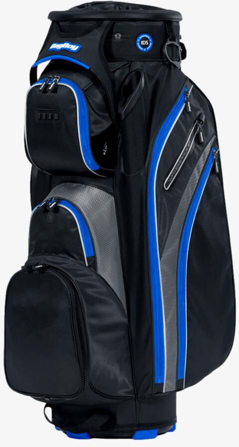 Revolver XP 2024 Cart Bag, Black/Royal - Bag Boy Golf