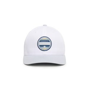TravisMathew Hat Dance Snapback Hat, White - TravisMathew Golf Headwear