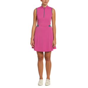 PGA TOUR Apparel Color Block Sleeveless Golf Dress, Purple, XL - PGA TOUR Apparel