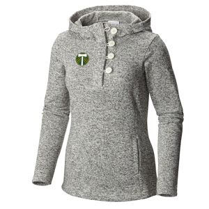 Columbia Portland Timbers Women’s Darling Days Pull Over Hoodie, White, XXL - Columbia Golf Outerwear