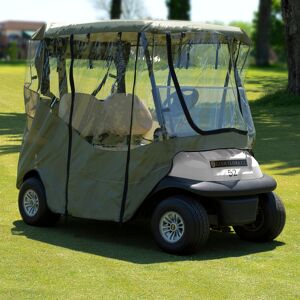 Golf Gifts & Gallery The Ultimate 2 Passenger Golf Cart Cover, Olive - Golf Gifts & Gallery