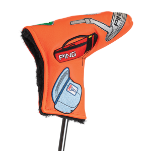PING Decal Blade Putter Cover, Orange - PING Golf