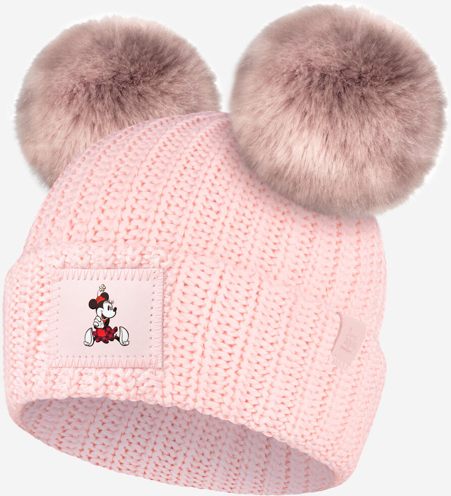 Love Your Melon Disney's Minnie Mouse Blush Double Pom Beanie