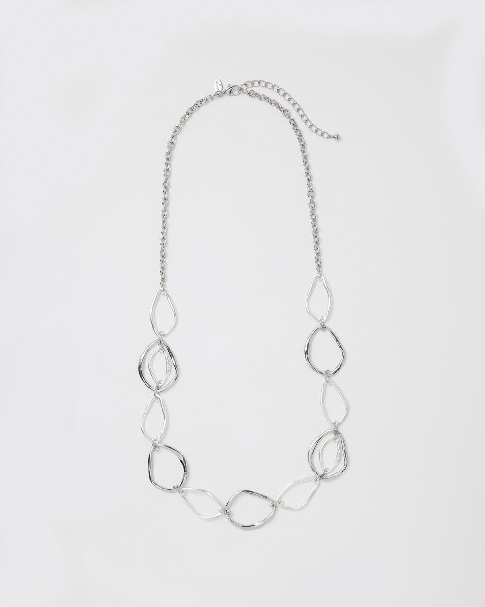 Chico's Off The Rack Women's Tonal Tone Singlestrand Necklace in Silver   Chico's Outlet, Clearance Women's Clothing - Silver - Women - Size: One Size