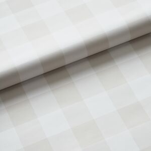 Ditsy Gingham Wallpaper - Beige, Size Traditional Roll, 27 In. W X 27 Ft. L   The Company Store