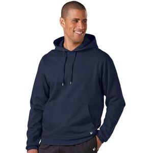 Vevo Active Men's Cotton Fleece Pullover Hoodie (Size L) Peacoat, Cotton,Polyester,Spandex