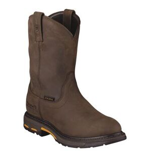 Ariat Workhog Pull-On H2O - Mens 13 Brown Boot D
