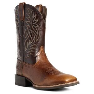 Ariat Sport Western Wide Square Toe - Mens 9.5 Brown Boot D