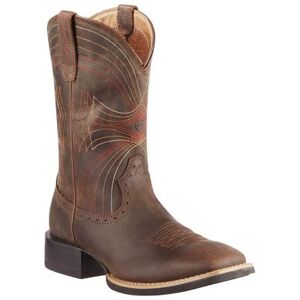 Ariat Sport Wide Square Toe - Mens 10.5 Brown Boot D