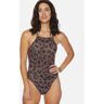 Splendid Kitty Removable Soft Cup Square Neck One-Piece Swimsuit