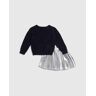 splendid Infant Girl Glitter Sweater Skirt Set