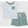 splendid Infant Boy Seaspray Stripe Tee Set