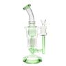 Olofly 9" Pillar Stem & Diffuser Percs Dab Rig by Diamond Glass