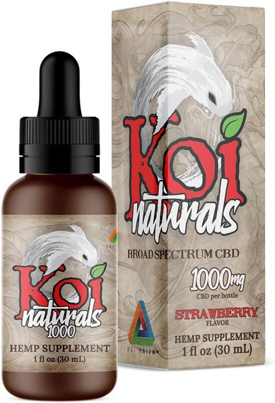 Olofly Strawberry Koi Naturals CBD Oil Tincture 30ml