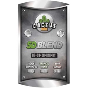 Olofly Black Diamond OG   Tropical Runts   Sour Gorilla Cactus Labs 5D Blend Disposable 6G