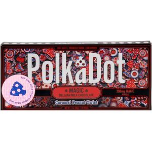 Olofly Caramel Peanut Twist PolkaDot Magic Mushroom Belgian Milk Chocolate 200mg Magic Per Piece