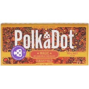 Olofly Penny Cup PolkaDot Magic Mushroom Belgian White Chocolate 200mg Magic Per Piece
