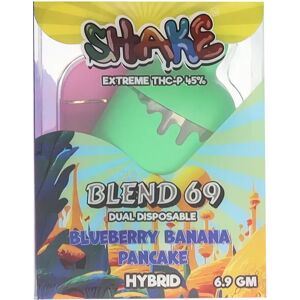 Olofly Blueberry Banana Pancake X Purple Urkle Shake Extreme THC-P Blend 69 Dual Disposable 6.9 G