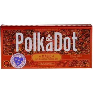 Olofly Penny Cup PolkaDot Magic Mushroom Belgian Milk Chocolate 250mg