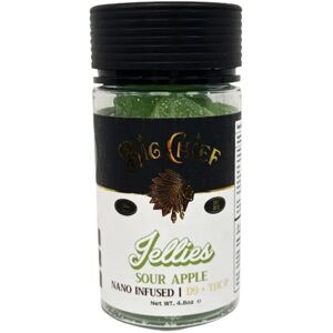 Olofly Sour Apple Big Chief Nano Infused D9+THC-P Gummies 15000MG