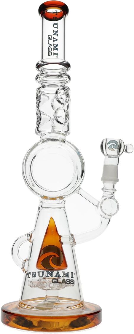 Olofly 18" Tsunami Sprinkler Donut Perc Water Pipe