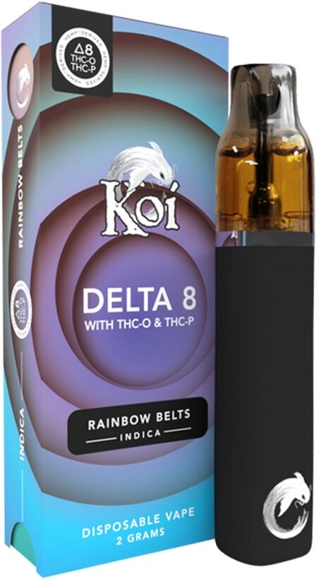 Olofly Rainbow Belts Indica Koi D8 + THC-O + THC-P Vape 2G