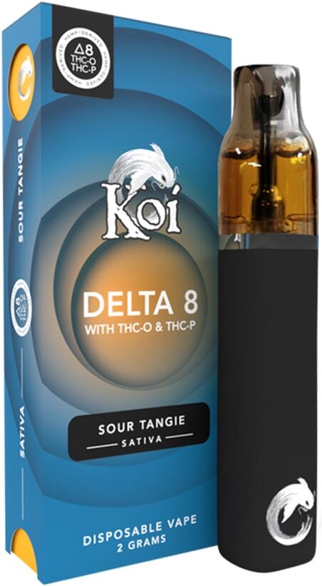 Olofly Sour Tangie Sativa Koi D8 + THC-O + THC-P Vape 2G