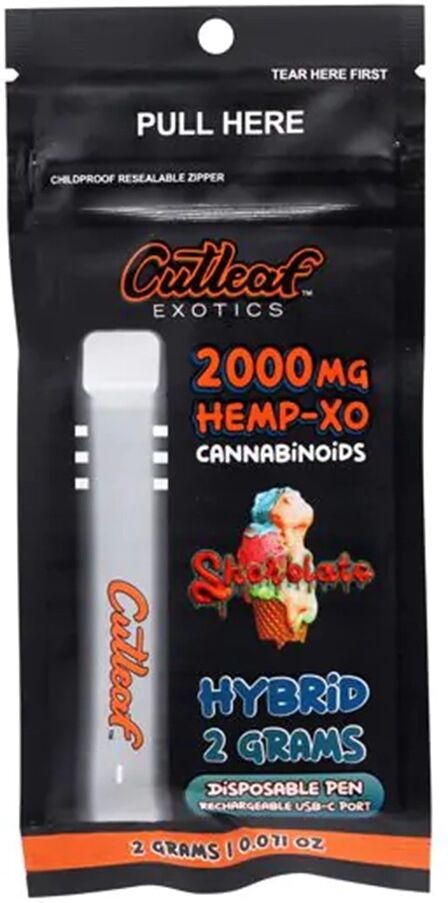 Olofly Sherblato Hybrid Cutleaf Exotics Hemp-XO (THC-O) Vape 2G