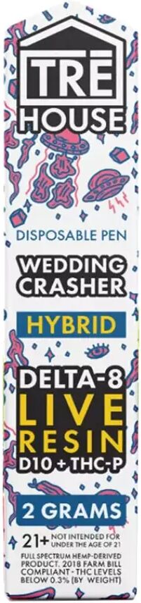 Olofly Wedding Crasher Tre House Live Resin D8+D10+THCP Vape 2G