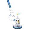 Olofly 14" Tsunami Microscope Quad Rocket Domed Perc Water Pipe