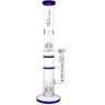 Olofly 16" Tsunami Dual Domed Metrix Dual Honey Comb Perc Water Pipe