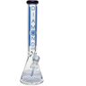 Olofly 18" Dalmont No Perc Water Pipe by Diamond Glass