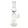 Olofly 14.5" Triple Chamber Water Pipe by Diamond Glass