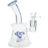 Olofly 7" Cross Percolator Dab Rig by Diamond Glass