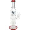 Olofly 14.5" Triple Chamber Water Pipe by Diamond Glass