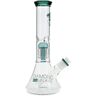 Olofly 11″ Clear Mansion Showerhead Beaker Bong by Diamond Glass