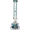 Olofly 14" Pyramid Perc Water Pipe by Diamond Glass