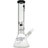 Olofly 14" Daze Matrix Showerhead Perc Beaker Water Pipe by Diamond Glass