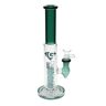 Olofly 10" Cylinder Straight Tube Water Pipe by Diamond Glass