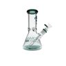 Olofly 8" Hitter No Perc Beaker Water Pipe by Diamond Glass
