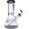 Olofly 8" Hitter No Perc Beaker Water Pipe by Diamond Glass