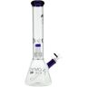 Olofly 15" Warp Matrix Showerhead Perc Beaker Bong by Diamond Glass