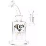 Olofly 6" Cabo Tire Perc Dab Rig by Diamond Glass