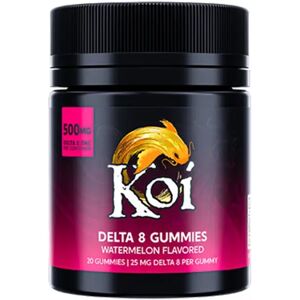 Olofly Watermelon Koi D8 THC Gummies 500mg