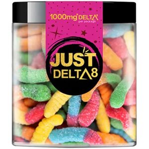 Olofly Just Delta 8 Sour Worms Gummies 1000mg