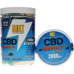 Olofly Blueberry Bolt CBD Gummy Rings 2000mg