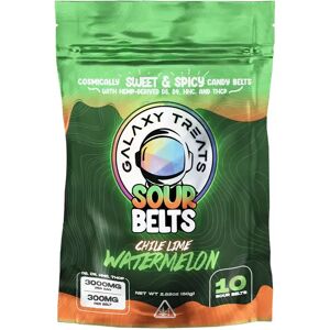 Olofly Chile Lime Watermelon Galaxy Treats Sour Belts D8+D9+HHC+THCP Gummies 3000mg